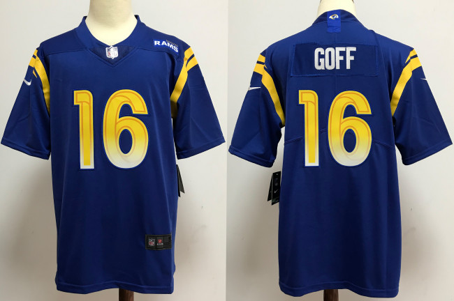 Los Angeles Rams Jerseys Blue NO.16 GOFF