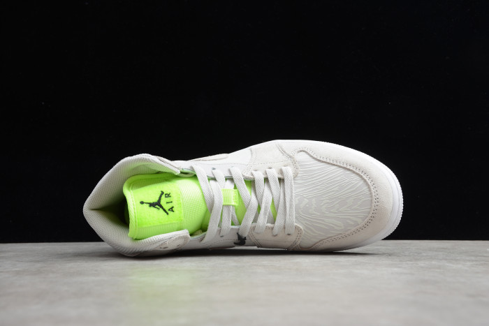 Air Jordan 1 Mid Vast Grey Ghost Green CV3018 - 001