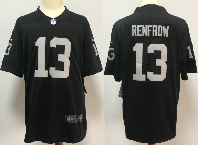 Las Vegas Raiders Jerseys Black NO.13 RENFROW