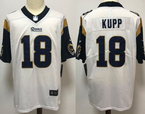 Los Angeles Rams Jerseys player version White NO.18 KUPP
