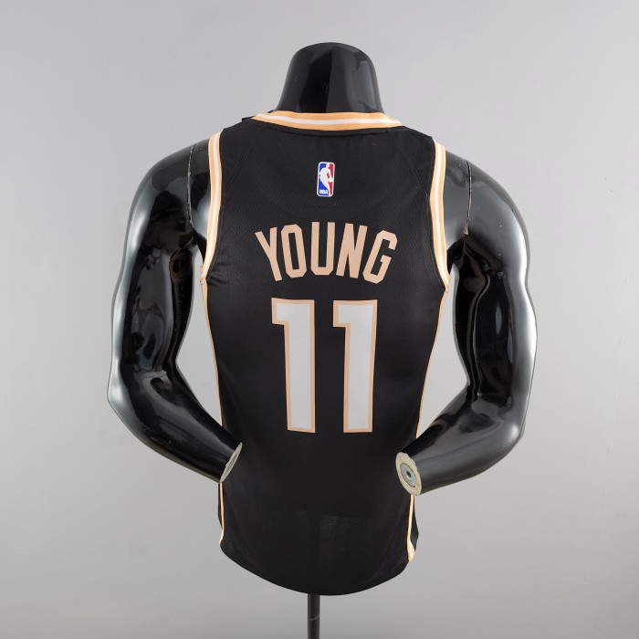 Trae Young Atlanta Hawks Limited Black Swingman Jersey