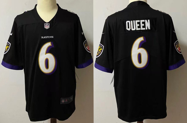 Baltimore Ravens Jersey Black NO.6 QUEEN
