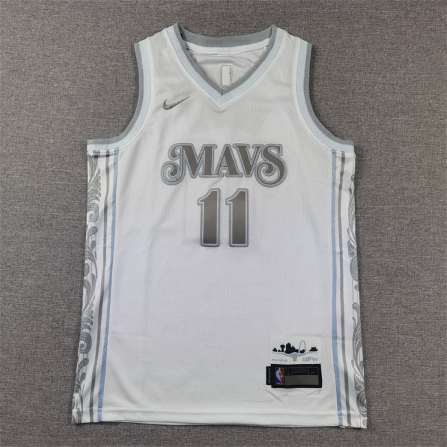 Dallas Mavericks Kid Jersey White City Edition 24/25 NO.11 IRVING