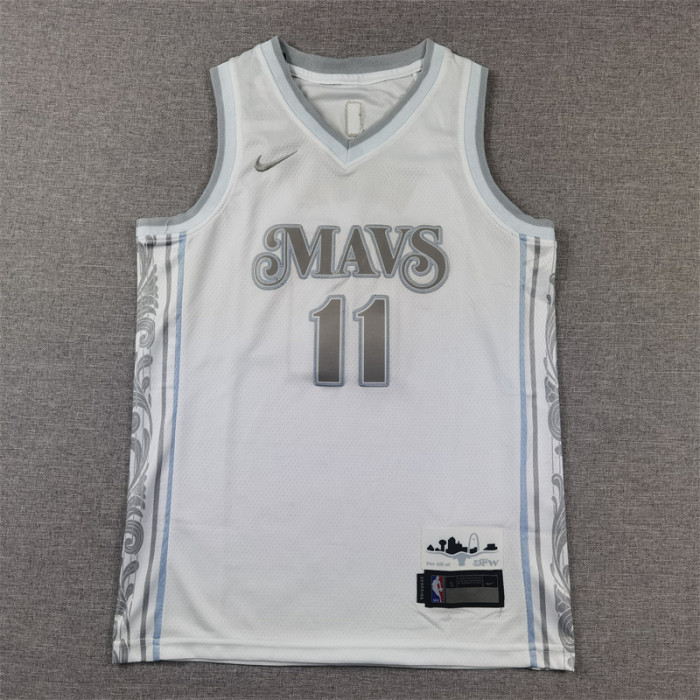 Dallas Mavericks Kid Jersey White City Edition 24/25 NO.11 IRVING