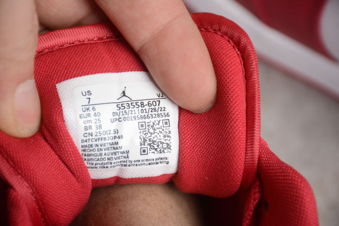 Air Jordan 1 Low Cardinal Red 553558-607