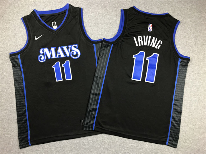 Dallas Mavericks Kid Jersey Blue City Edition 23/24 NO.11 IRVING
