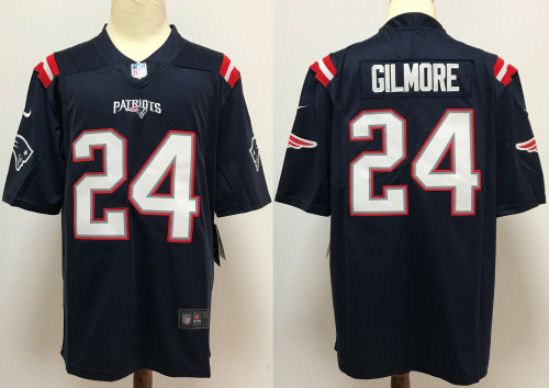 England Patriots Jersey Blue NO.24 GILMORE