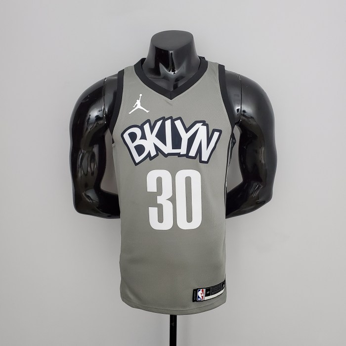 Seth Curry Brooklyn Nets Flyer Swingman Jersey Gray