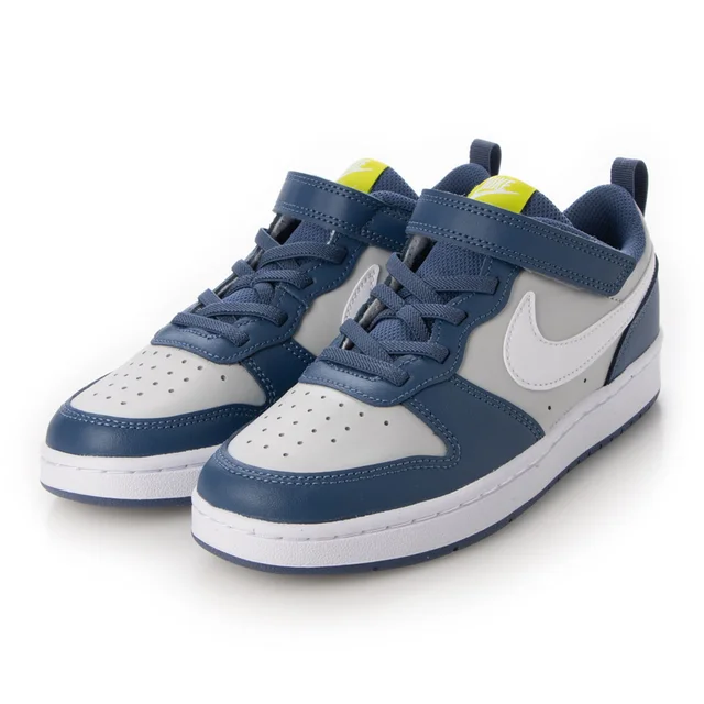Air Force Low Top Kids Sneakers Velcro FG22-3 Dark Blue White