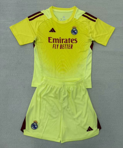 Copy Real Madrid Goalkeeper Kids Suit 25/26