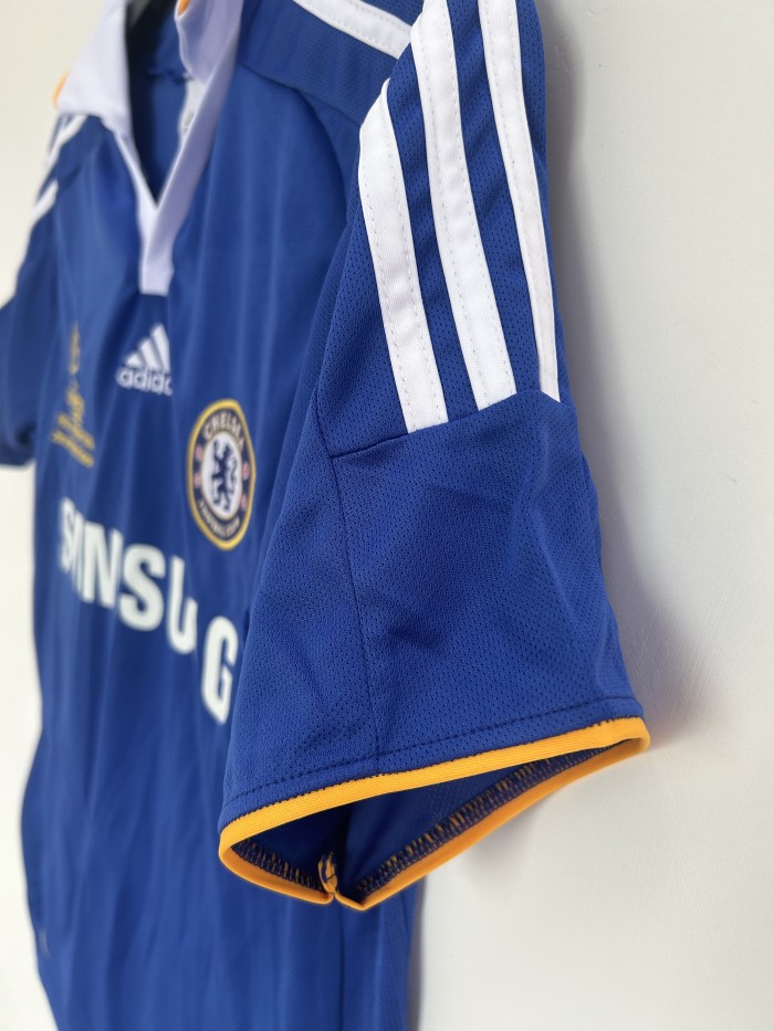 Chelsea Home Retro Jersey Champions League Final 2008