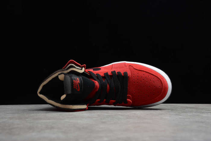 Air Jordan 1 Zoom Air CMFT Crater Gym Red Black White Suede CT0978-600