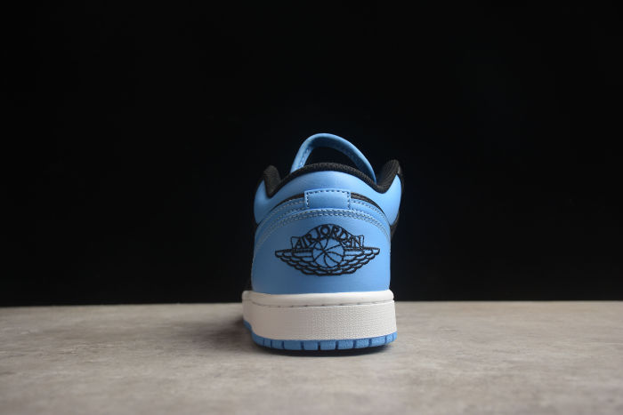 Air Jordan 1 Low Black University Blue 553558-041