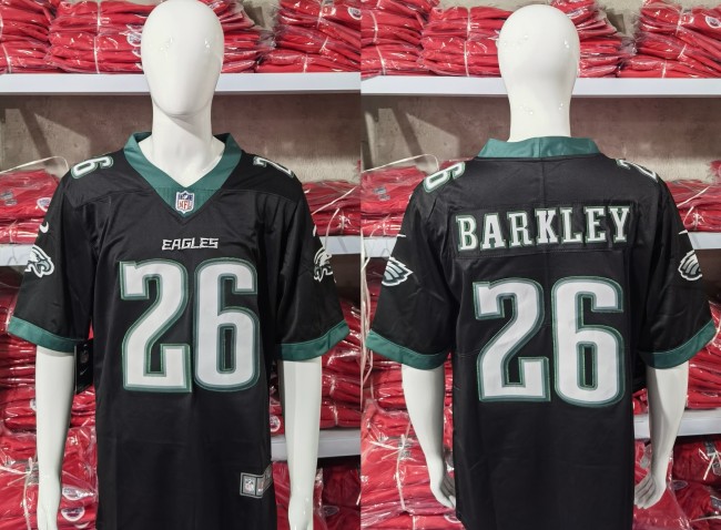 Philadelphia Eagles Jersey Black 2023 NO.26 BARKLAY