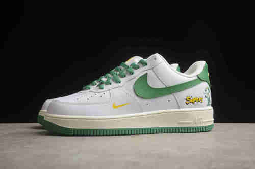 Air Force 1 07 Low White Green Yellow BS9055-721