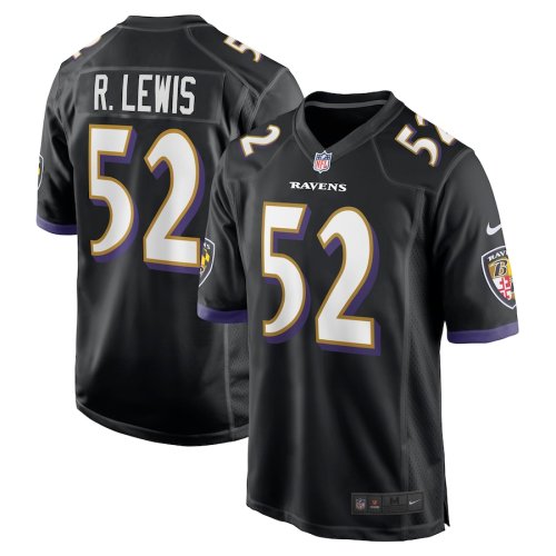 Baltimore Ravens Jersey Black NO.52 R.LEWIS
