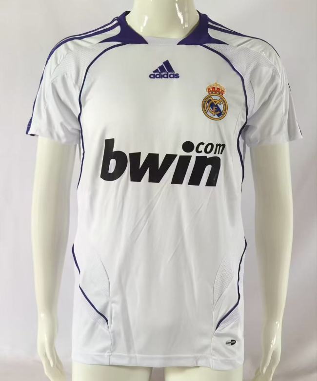 Real Madrid Home Retro Jersey 2007/08