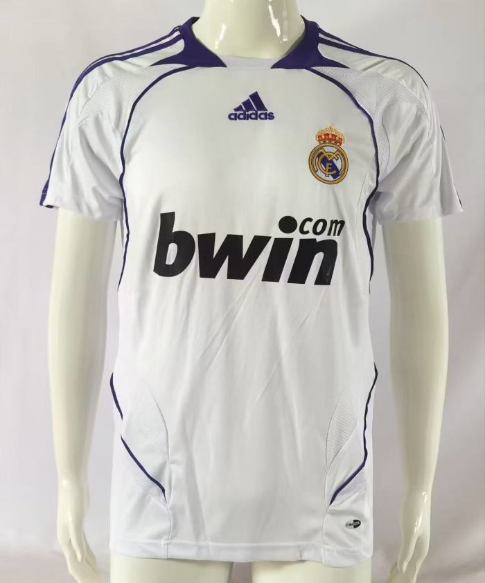 Real Madrid Home Retro Jersey 2007/08