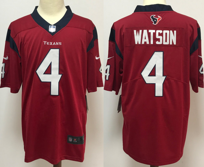 Houston Texans Jersey Red NO.4 WATSON