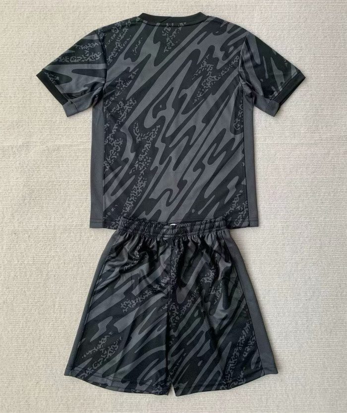 France Euro 2024 Gray Goalkeeper Kids Suit