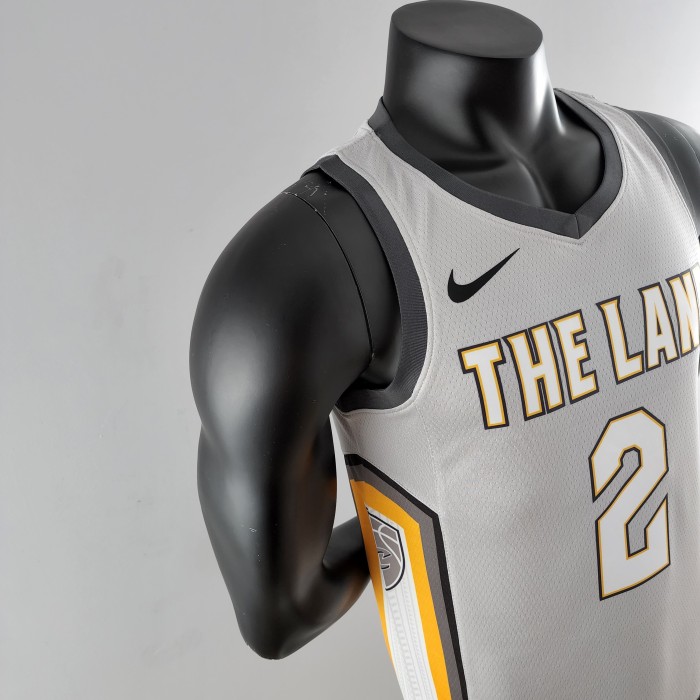 Kyrie Irving Cleveland Cavaliers Grey Swingman Jersey 2018