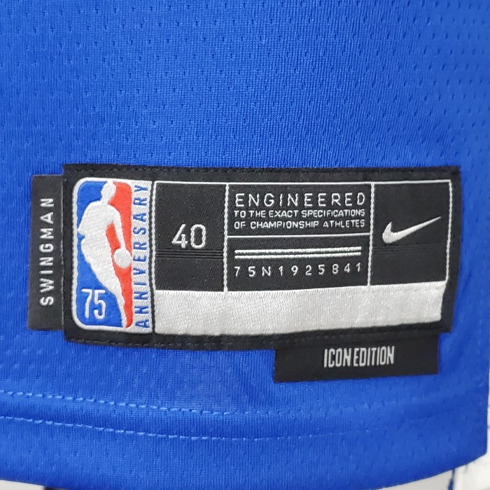 Stephen Curry Golden State Warriors 75th Anniversary Swingman Jersey Mexico Edition Blue