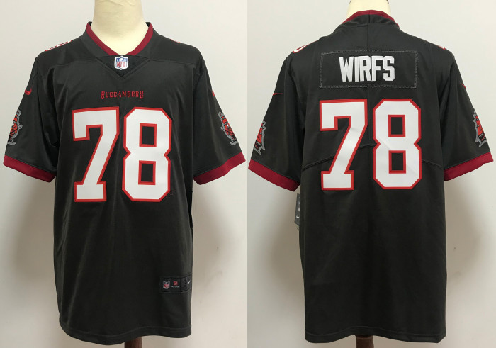 Tampa Bay Buccaneers Alternate Game Jersey Grey NO.78 WIRFS