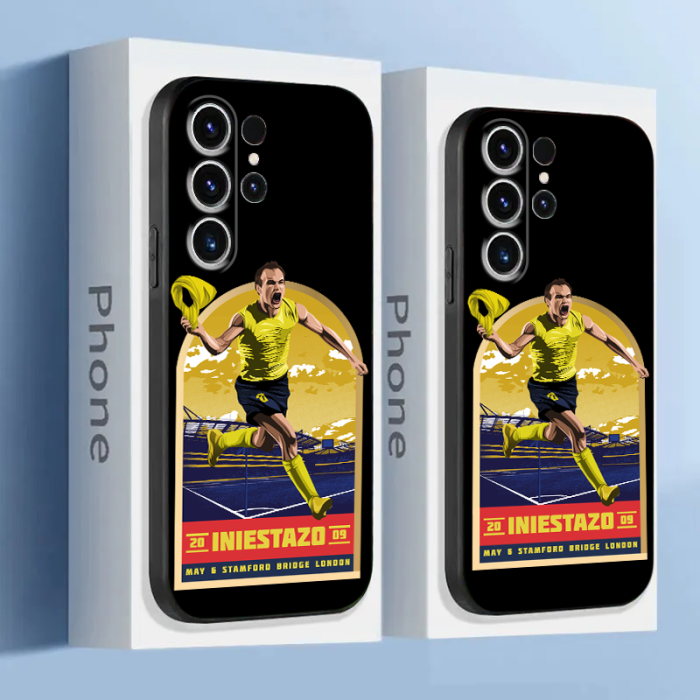 Football Superstar Phone Case for Samsung Note 20 10 9 Cover Galaxy S23 S22 Ultra S20 S21 FE S10 S9 S8 Plus Funda