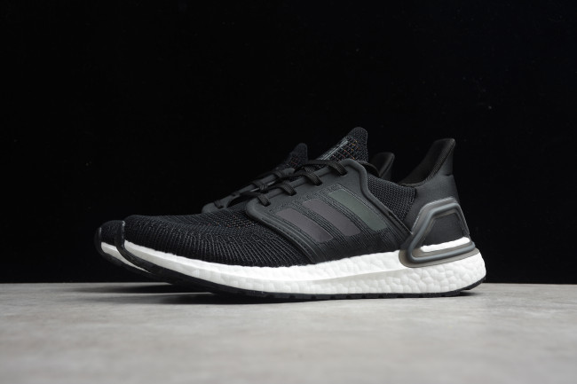 Ultra Boost 20 black and white running shoes EG4367