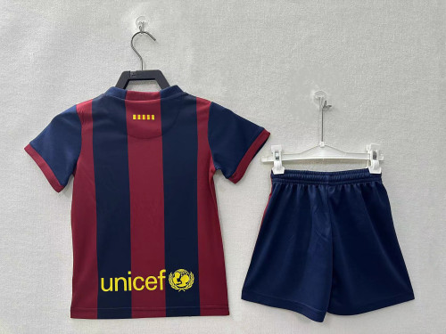 Barcelona Home Retro Kids Jersey 14/15