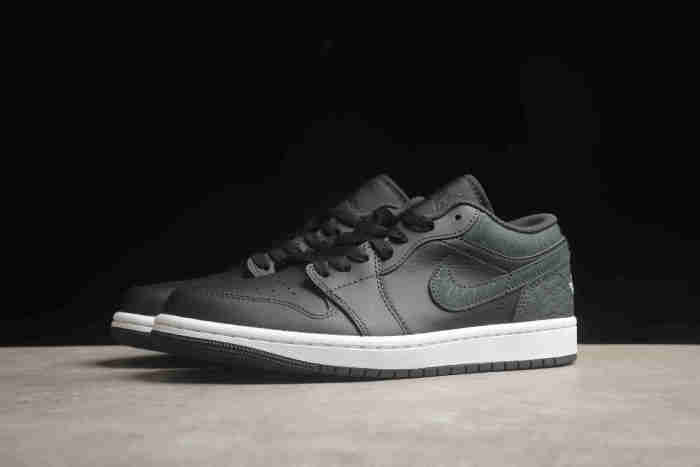 Air Jordan 1 Low Black Elephant White FB9907-001
