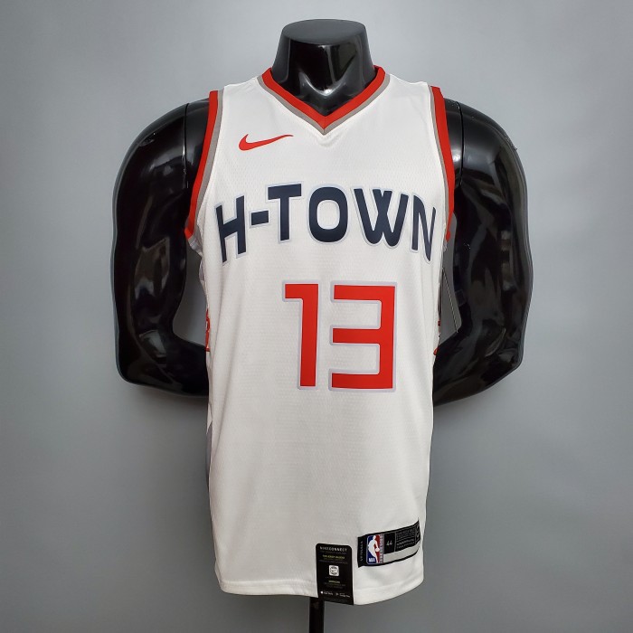 James Harden Houston Rockets City Edition Swingman Jersey White