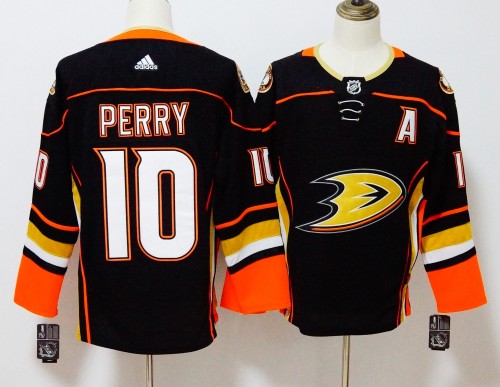 Anaheim Ducks  Home Player Jersey Black NO.10 PERRY