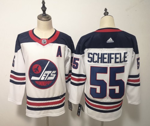 Winnipeg Jets Alternate Jersey White 21/22 NO.55 SCHEIFELE