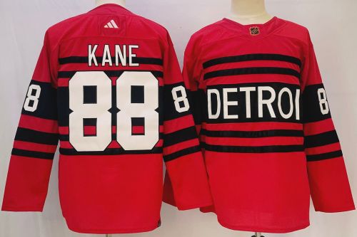Detroit Red Wings Reverse Retro Replica Jersey Red NO.88 KANE