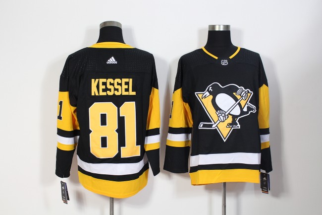 Pittsburgh Penguins Home Jersey Black NO.81 KESSEL