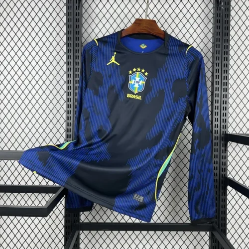 Brazil 2026 World Cup Away Man Long Sleeve Jersey