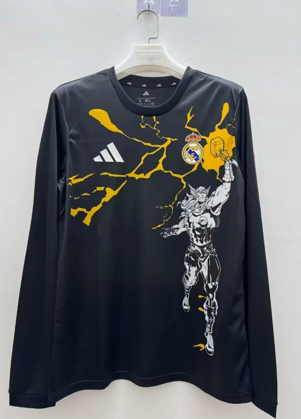 Real Madrid Avengers Man Long Sleeve Jersey 25/26