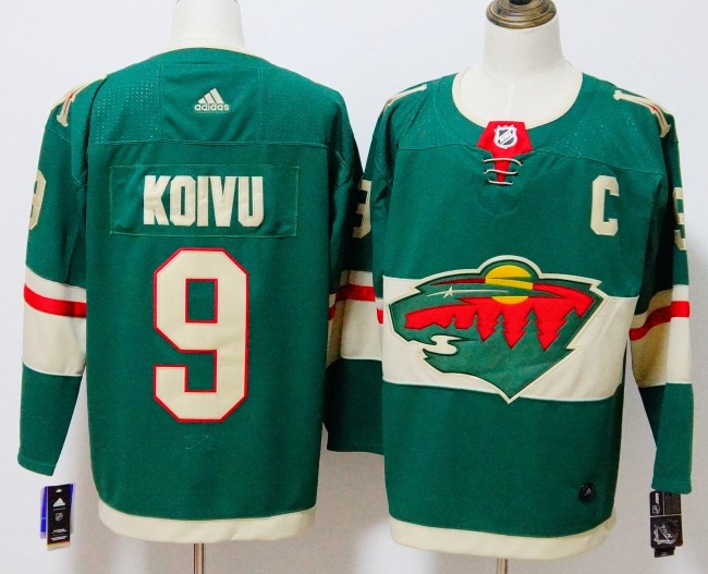 Minnesota Wild Home Jersey Green NO.9 KOIVU