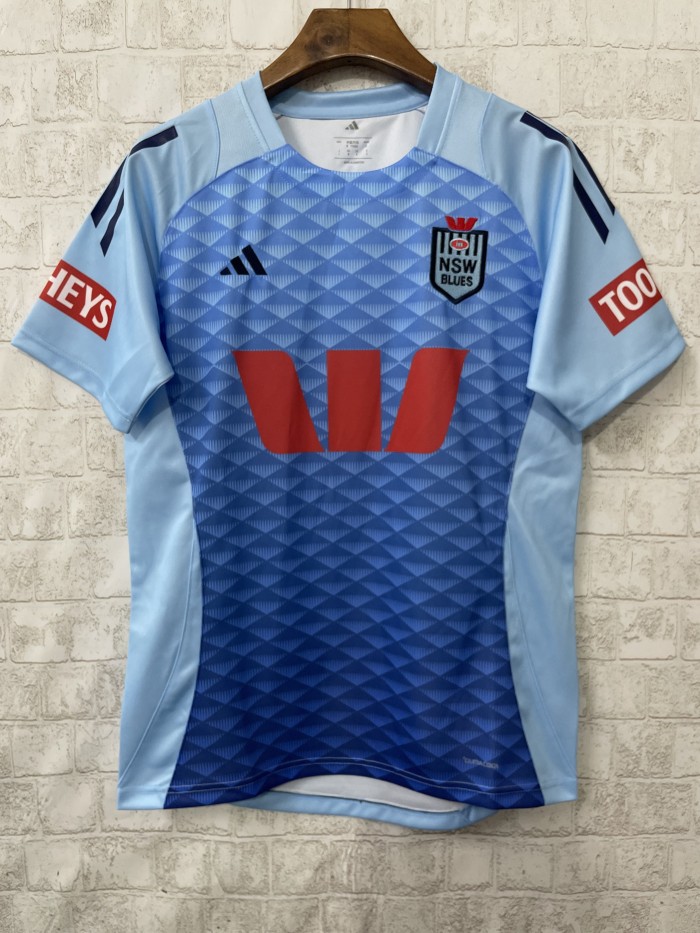 2025 NSW Blues Captains Performance T-Shirt Rugby Jersey