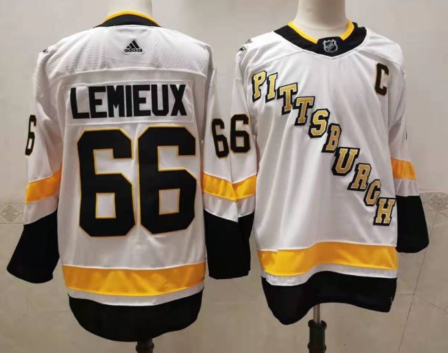 Pittsburgh Penguins 21/22  Alternate Player Jersey White NO.66 LEMIEUX