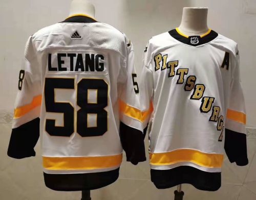 Pittsburgh Penguins 21/22  Alternate Player Jersey White NO.58 LETANG