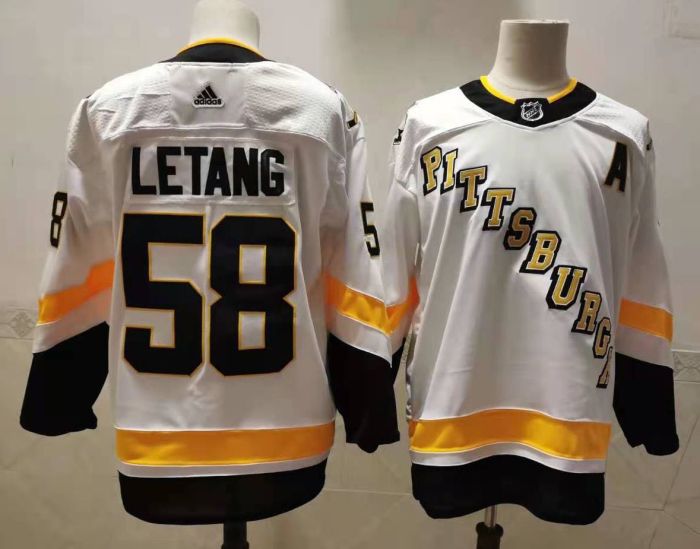Pittsburgh Penguins 21/22  Alternate Player Jersey White NO.58 LETANG