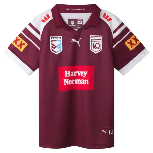 2025 Queensland Maroons Away Rugby Jersey