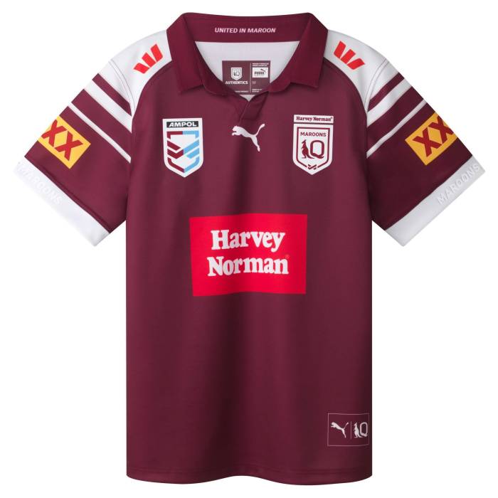 2025 Queensland Maroons Away Rugby Jersey