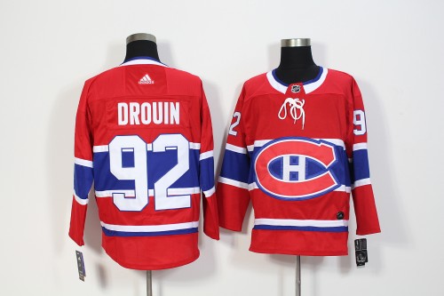Montreal Canadiens Home Breakaway Jersey Red NO.92 DROUIN