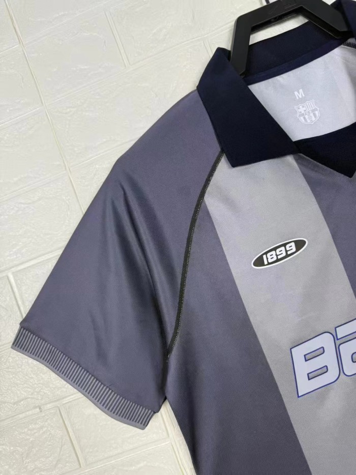 Barcelona Polo striped navy Festival