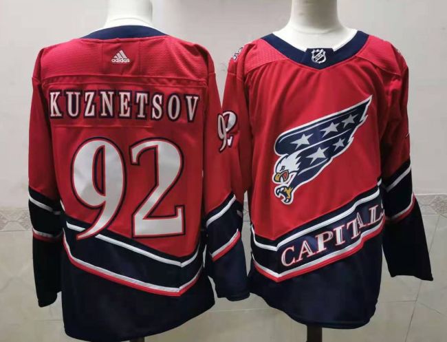 Washington Capitals 50th Anniversary Jersey Red NO.92 KUZNETSOV