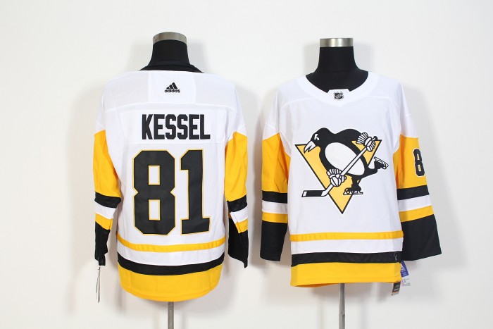Pittsburgh Penguins Home Jersey White NO.81 KESSEL
