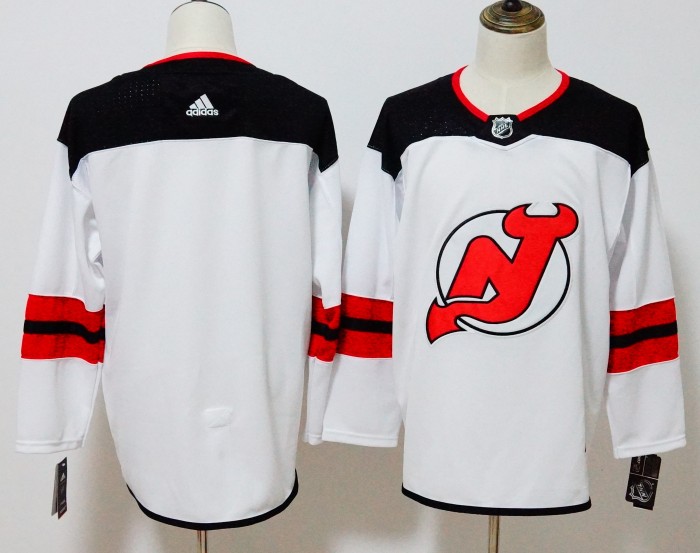 New Jersey Devils Home Player Jersey White NO Number
